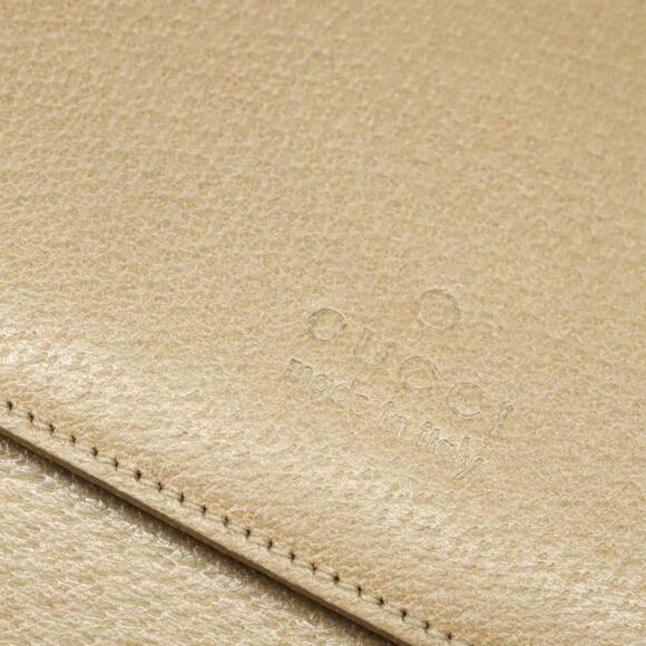 GUCCI Shoulder Bag Leather Beige 001 001 - Picture 14 of 16